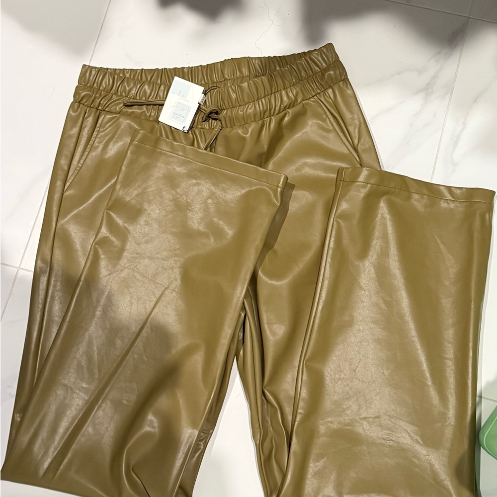 Women's Tan Straight Leg Pants